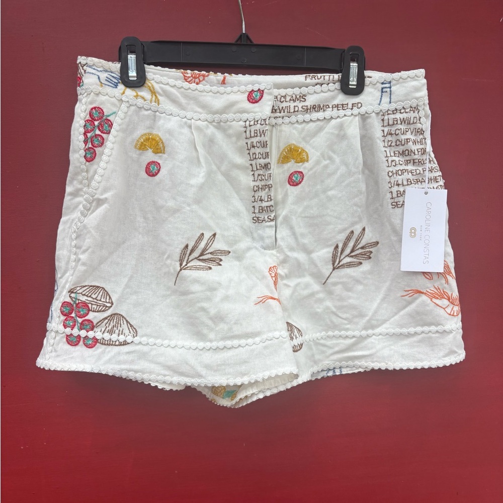 Caroline Constas Frutti di Mare Shorts